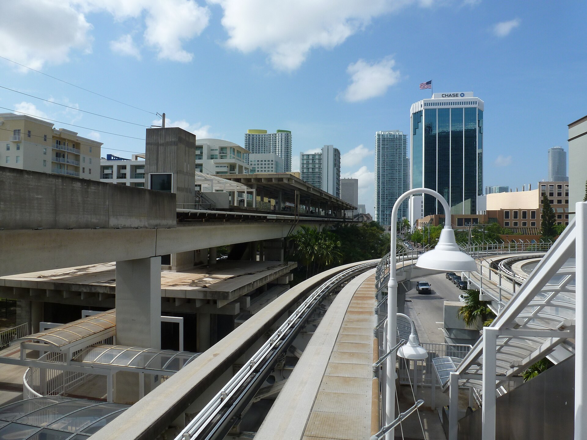 Brickell Station in Miami (Brickell station (Metrorail))