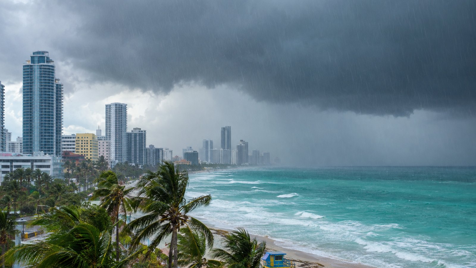 Flash flood warnings are in effect across parts of Broward and Palm Beach County as heavy rain and storms pound South Fl