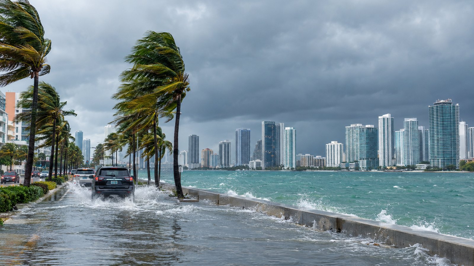 King tides are flooding streets across Miami-Dade and Broward County this weekend, with a stormy, windy Saturday bringin