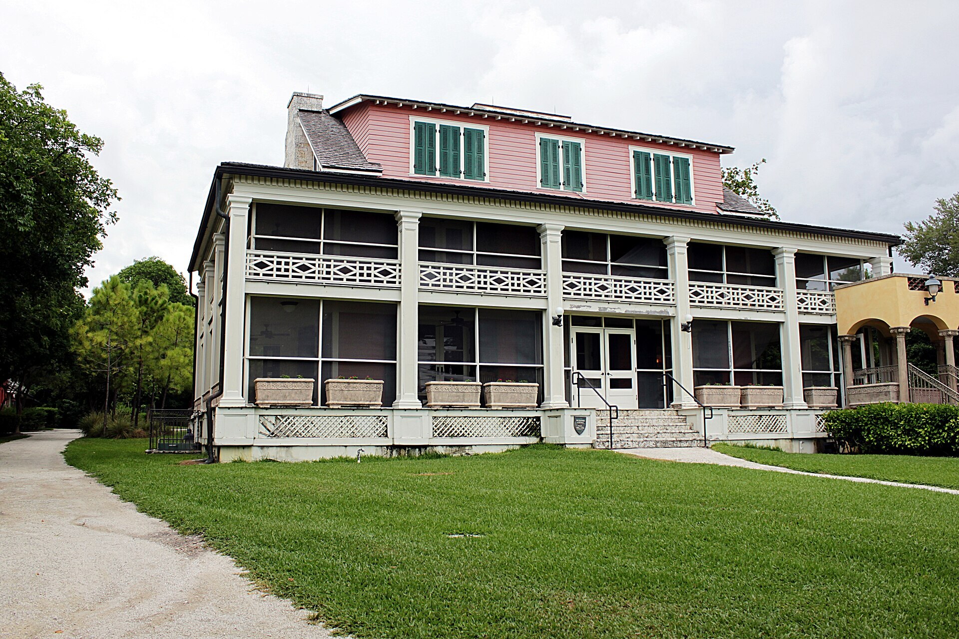 Front view of the Richmond Cottage at Charles Deering Estates at Cutler, Florida. The cottage was built in built in 1900. (Deering Estate)
