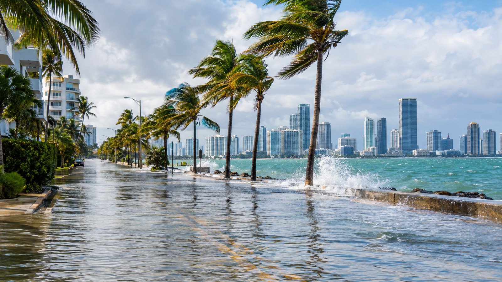 King tides are already flooding South Florida streets with the peak surge still days away, and CBS News warns major floo